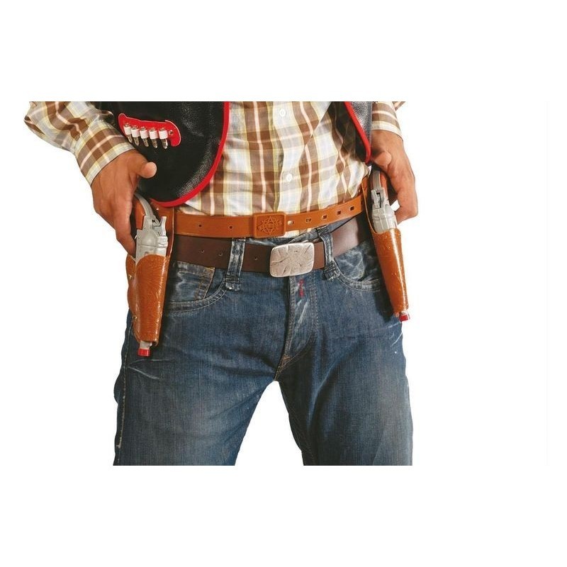 Pistola de Vaquero con Cartuchera y Cinturón