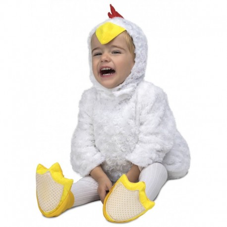 Disfraz de Pollito Blanco Peluche Infantil