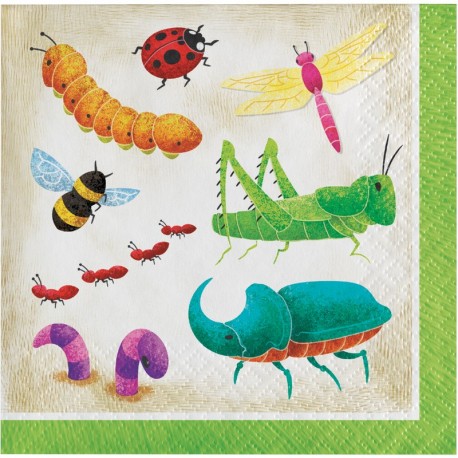 Servilletas Insectos de Papel