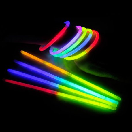 Pulseras Fluorescentes Bicolor