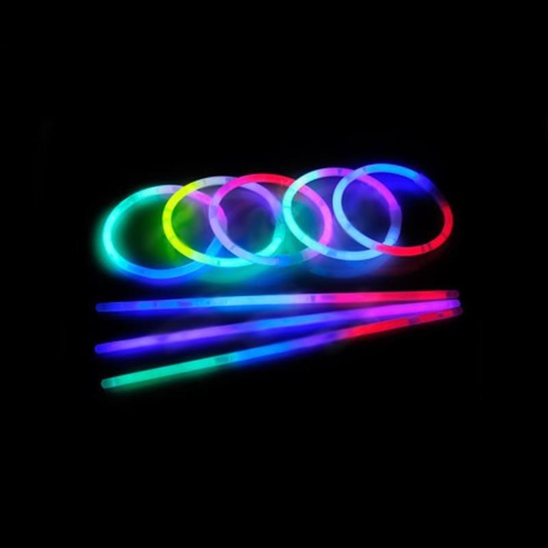 Pulseras Luminosas Fluorescentes 100 Unidades