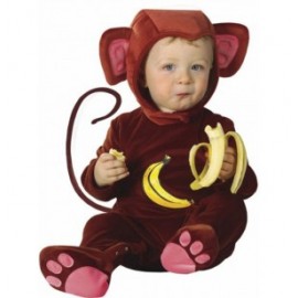 ▷ Disfraz Mono rojo de Ladrón para Adulto