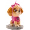 6 Velas 3D Skye Patrulla Canina 7 cm