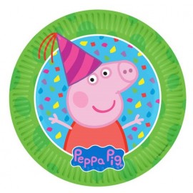 13 pegatinas comestibles de Peppa Pig para el cumpleaños de tu