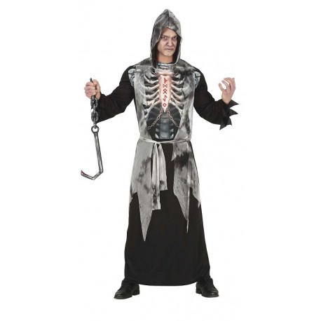 Disfraz de Hooded Skeleton Adulto