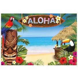 Falda Hawaiana Verde 41 cm - Comprar Online {Miles de Fiestas}