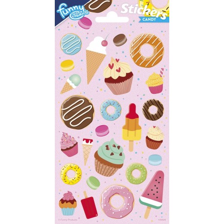 Pegatinas Candy Brillantes 102 x 200 mm