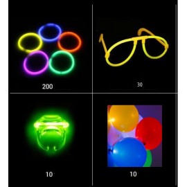 Pulseras Luminosas Neon Quimicas - X 500