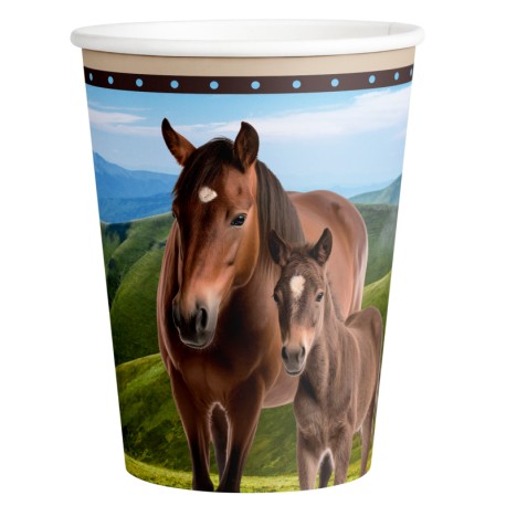 Vasos Caballo y Pony