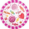 8 Platos Candy 23 cm