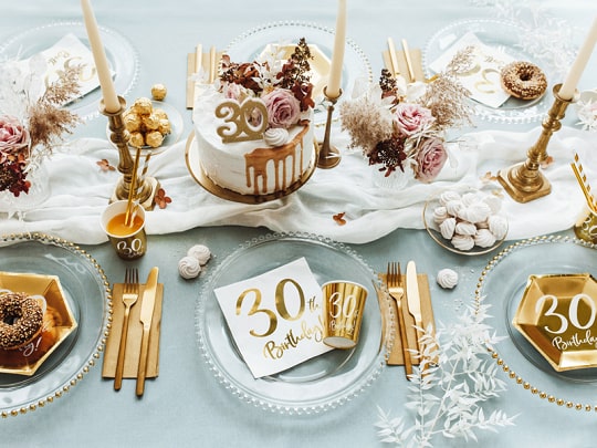 Decoración para tartas de 30 cumpleaños para mujer, decoración de fiesta de  30 cumpleaños