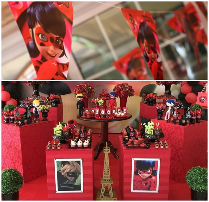 Fiesta de Ladybug  Decoracion de Ladybug para fiesta infantil