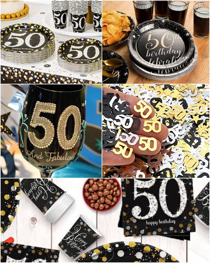 30 ideas de 50 años  fiesta de hombres, decoración de unas, regalos  sorpresa para hombre
