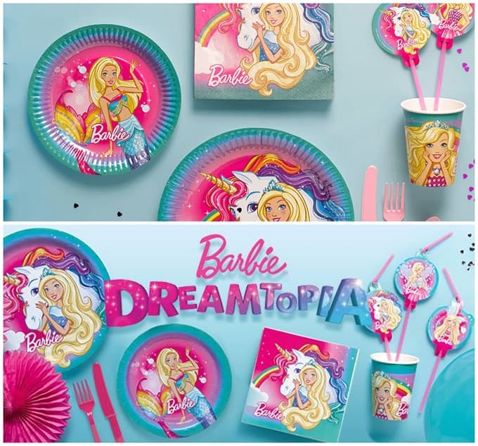 Centros de mesa , decoración y adornos con Barbie para cumpleaños  Fiesta  de barbie, Fiesta de cumpleaños de barbie, Cumpleaños de barbie