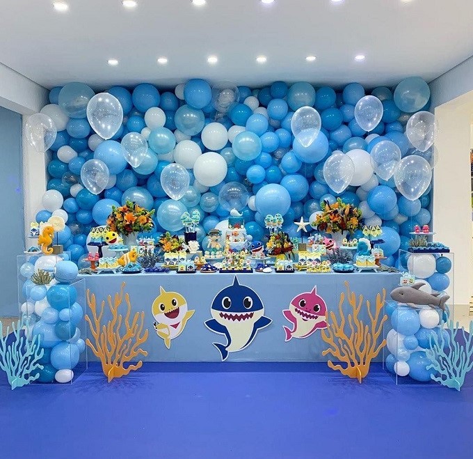 Ideas Cumpleaños Baby Shark - Como organizar y decorar una fiesta de Baby  Shark