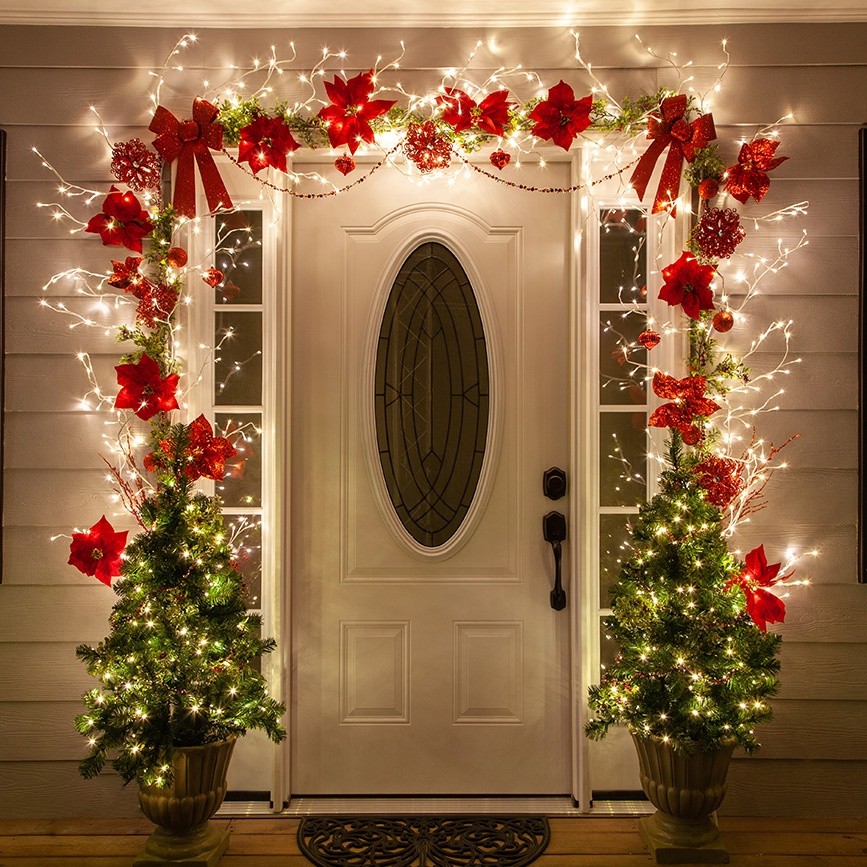 Ideas para Decoración de Puerta en Navidad