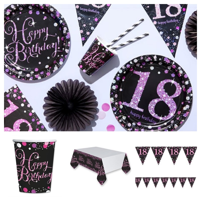 Cumpleaños 18 Años de Mujer  Ideas de decoración de cumpleaños, Fiesta de  18° cumpleaños, Temas de fiesta de cumpleaños