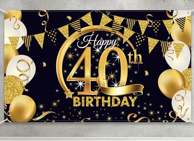 Ideas 40 Cumpleaños Originales para Hombre y Mujer
