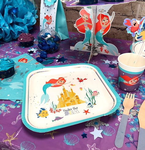Mis Dulces Pastelitos: Tarta de Cumpleaños - La Sirenita Ariel
