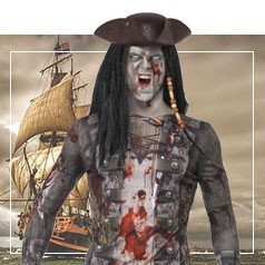 Disfraz pirata mujer lujo: Disfraces adultos,y disfraces