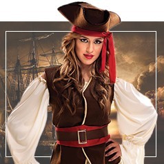 Sombrero Pirata Marrón, Comprar Online