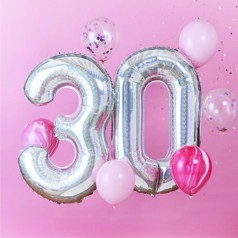 Decoración 30 Cumpleaños - Adornos y Cosas de 30 años - Comprar Online -  FiestasMix